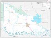 Little River, Ar Carrier Route Wall Map